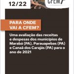 NOTA TÉCNICA 08 –  PARA ONDE VAI A CFEM? Uma avaliação das receitas e despesas dos municípios de Marabá (PA), Parauapebas (PA) e Canaã dos Carajás (PA) para o ano de 2021